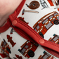 Alcaous Fire Trucks Bamboo Convertible Footie