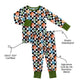Luke Smiley Checks Bamboo 2-Piece Long Sleeve Set